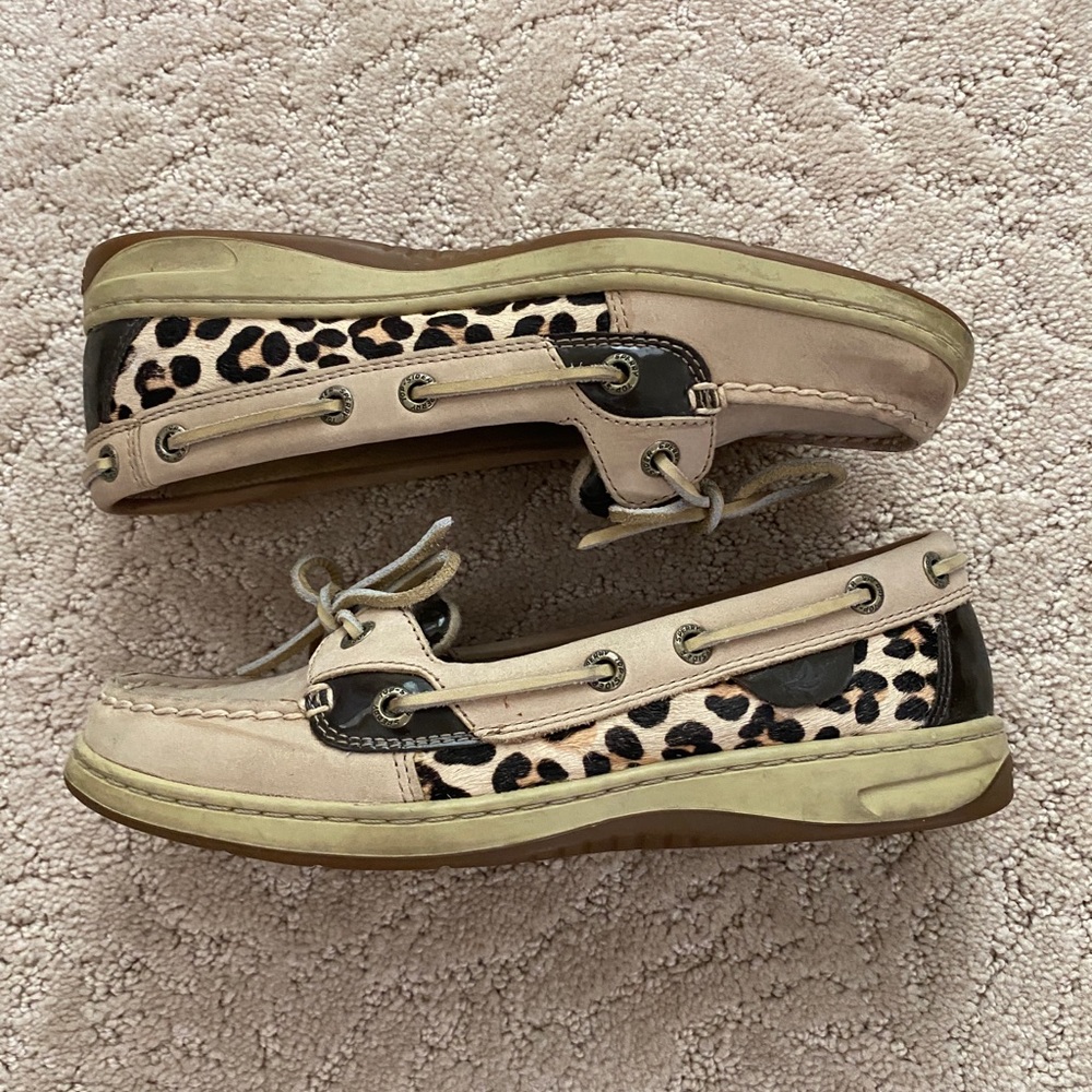 Sperry Animal Print Boat Shoe